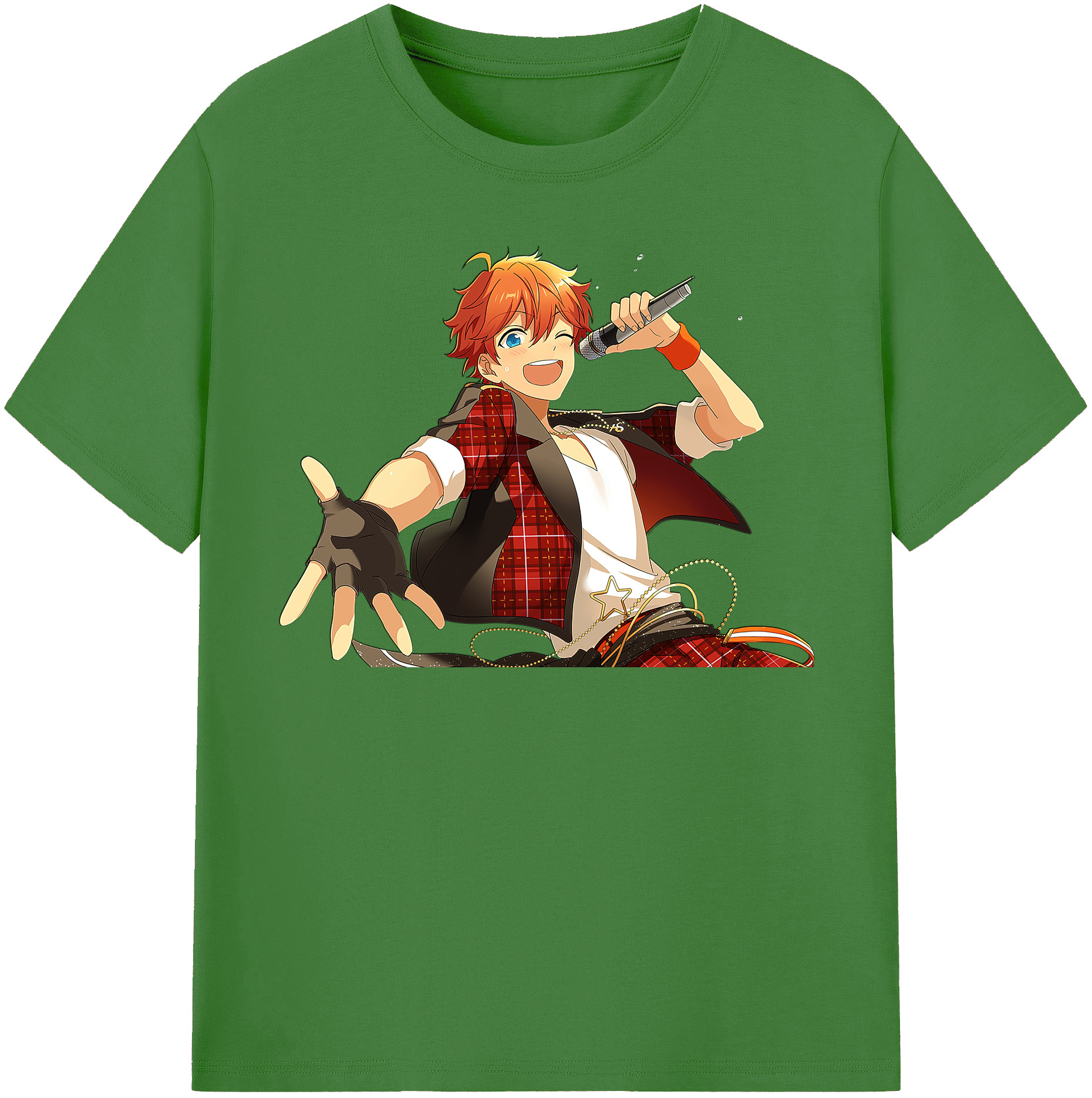 （画像用） あんさんぶるスターズ! Ensemble Stars レディースカジュアルプリントTシャツ（綿100％）